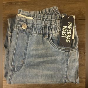 Oshkosh NWT Paper bag waist jeans. Straight leg